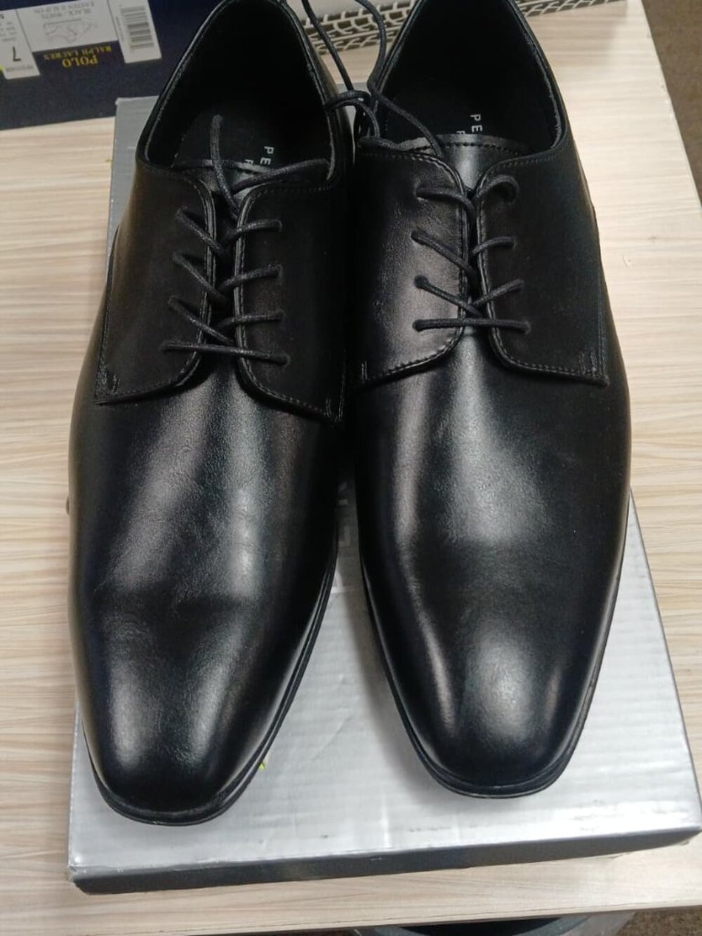 Perry Ellis "Derby Lace-up" Men’s Office Work Shoe / Casual W/Denim -O